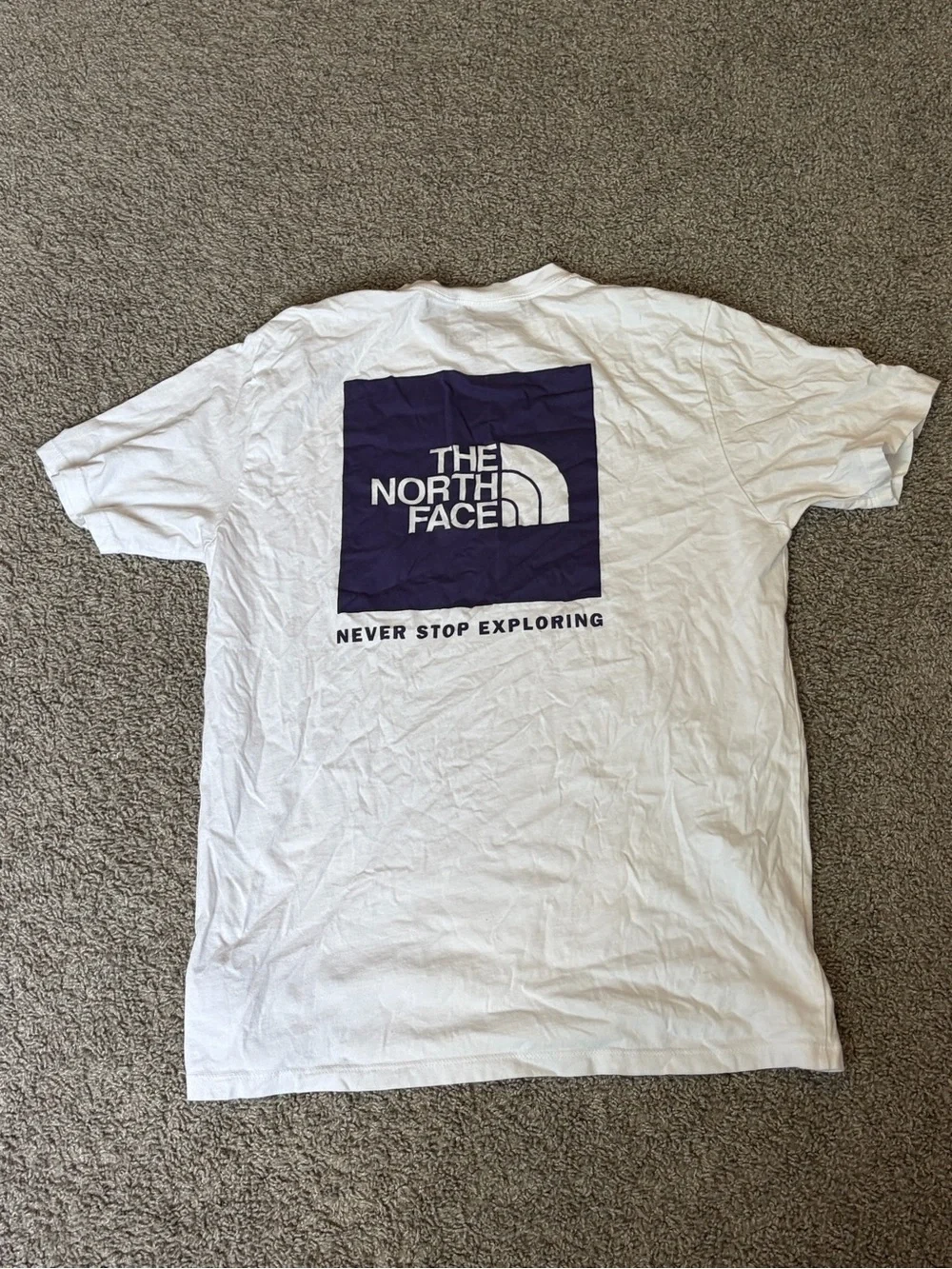 The North Face White Short-Sleeve Logo Tee